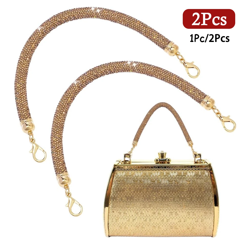 Glam Sparkle Rhinestone Crystal Bag Strap - Elegant Replacement Accessory