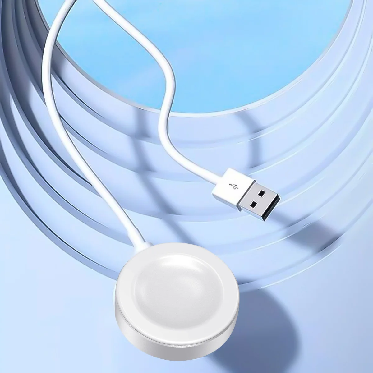 Magnetic Wireless Charging Cable with Metal Base