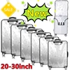 New 20-30inch Luggage Cover Transparent Protector Waterproof Thickened Suitcase Cover PVC Rolling Cover for Traveling Suitcase 1