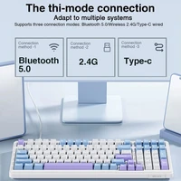 Aula F99 Gaming Mechanical Keyboard Three Mode 2.4g Wireless Bluetooth Wired Hot Swap PBT Gasket RGB For Games Typing 99 Keys - Image 2