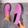 2024 Shoes Women Plus Size Loafers Women British Style Platform Shoes Office Ladies Light Casual Designer Shoes Zapatos De Mujer 5