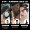 Sejoy MASTER Men's Grooming Kit 5 In 1 Multifunctional Electric Hair Clippers Rechargeable Razor Men Beard Nose Trimmer 6