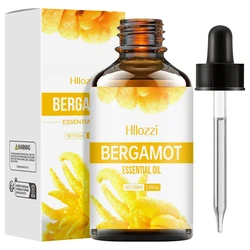 Premium Bergamot Essential Oil for Hair, Skin, Home, and Spa Use (Bergamot)