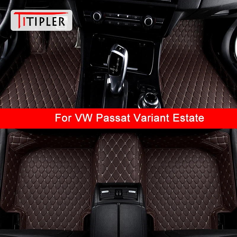 

TITIPLER Custom Car Floor Mats For VW Passat Variant Estate Alltrack Kombi Auto Accessories Foot Carpet