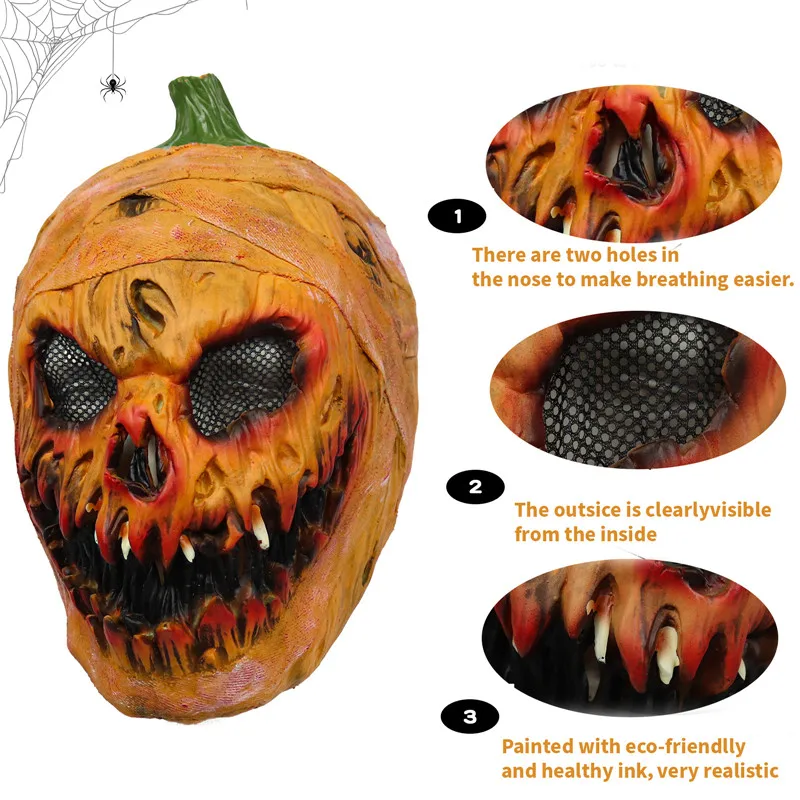 Dents De Citrouille Halloween - Lot De 12, En PVC, Décorations Effrayantes Pour Visage De Citrouille, 7.5 Cm