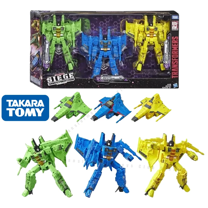 In Magazzino Trasformatori Takaratomy Originali Siege War Per Cybertron Nova Storm Ion Storm Acid Storm Anime Action Figures Model Toy