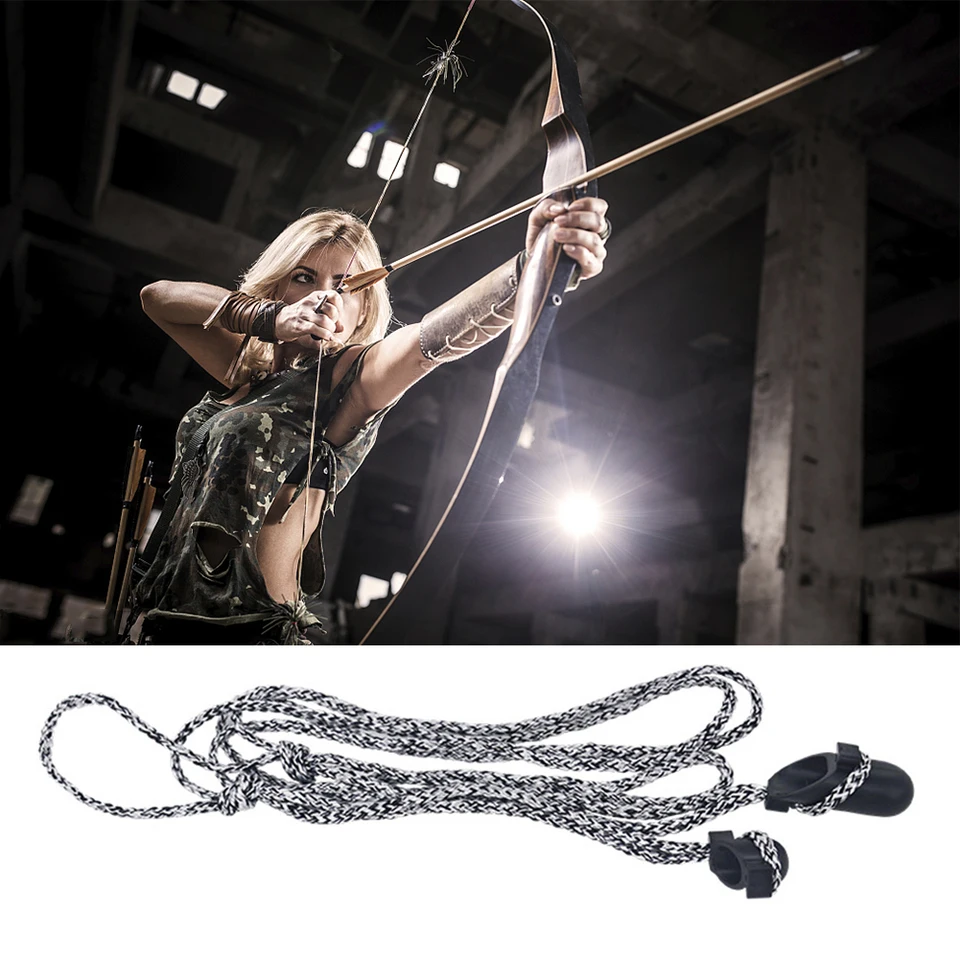 Corde D'arc Long Vintage – Ancienne, Pour Tir à L'arc