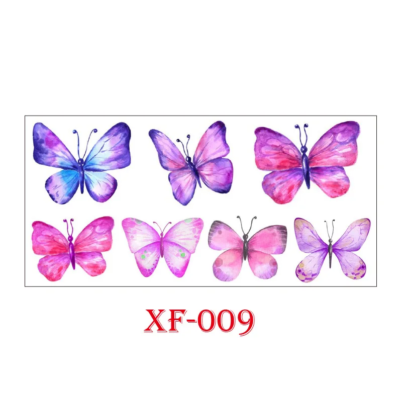 Waterproof Temporary Tattoo Sticker 3D Watercolor Butterfly Flash Temporary Tattoo Sticker Clavicle Leg Arm Art Sticker Decorati