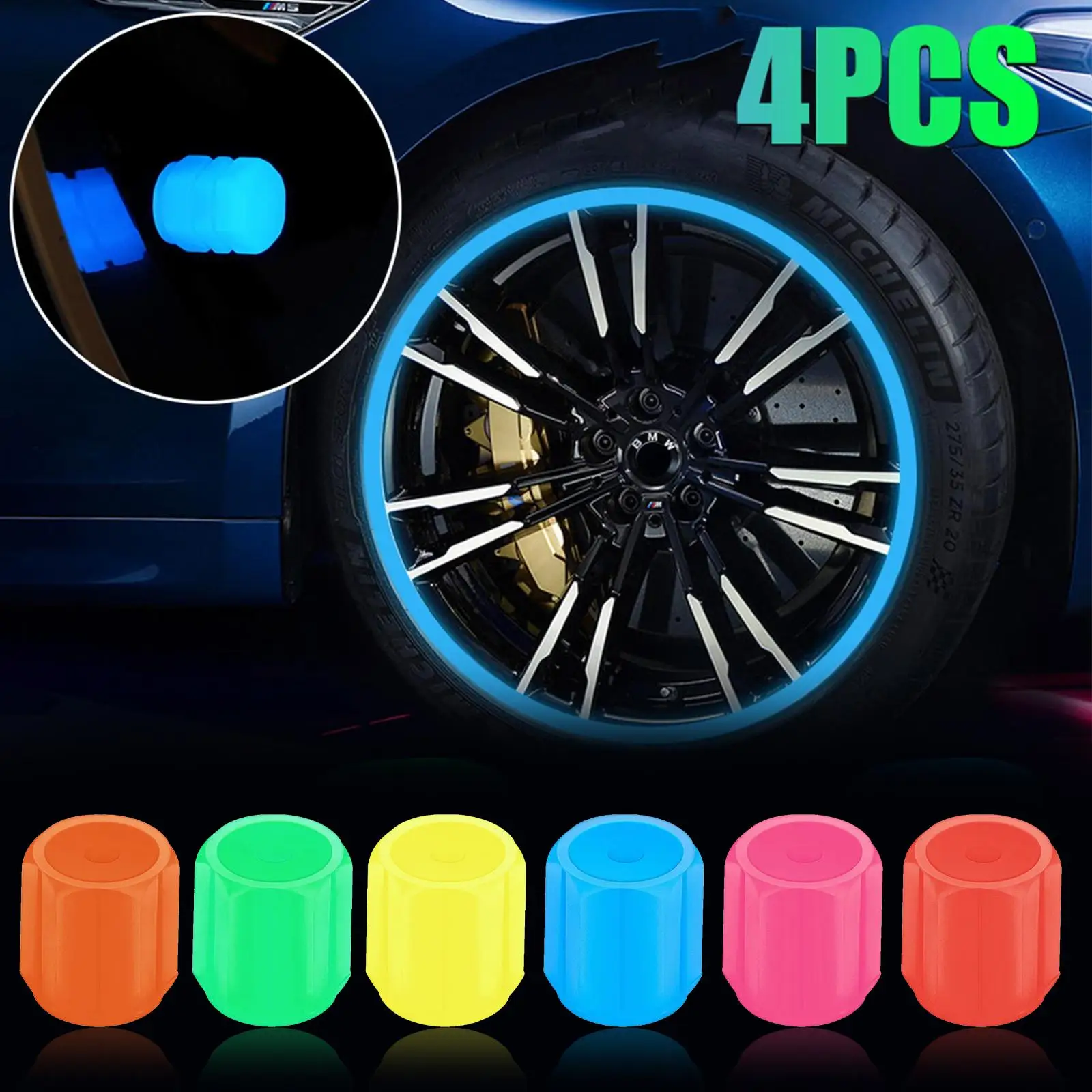 Glow Tire Valve Caps 2