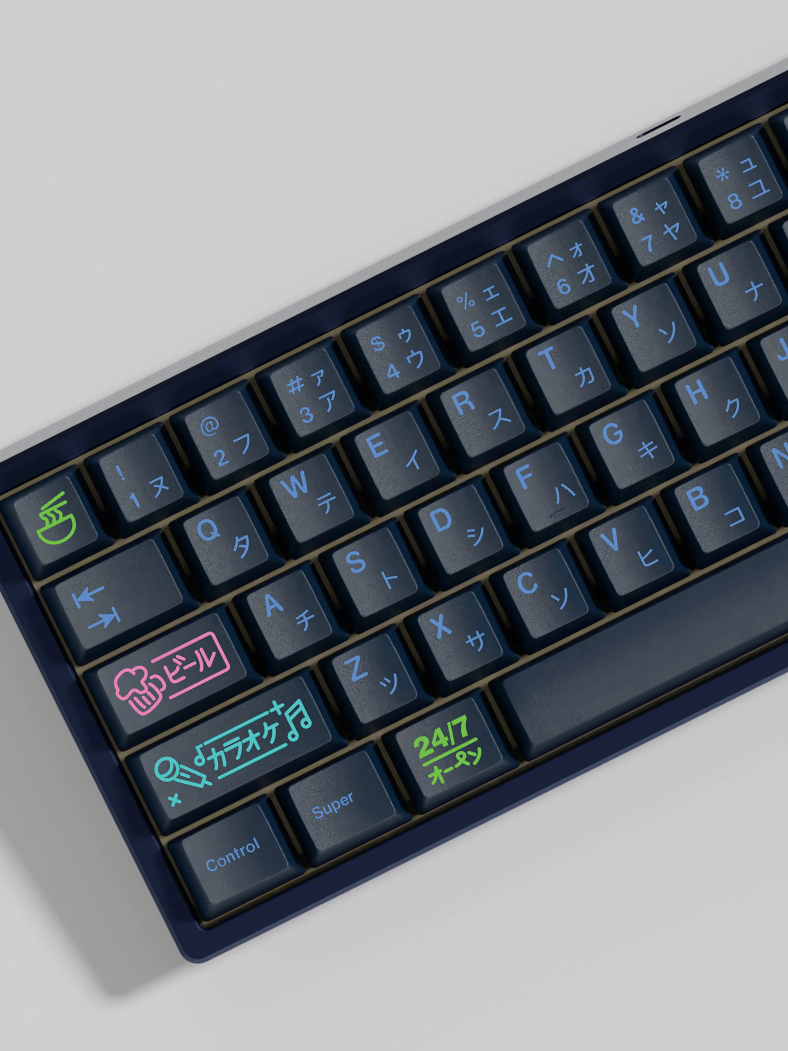 Corante, Interruptor MX, Teclado Mecânico, Duplo B Split Keybar, GMK 150 Chaves