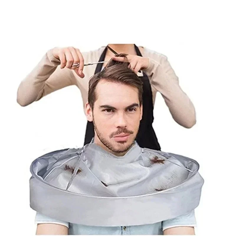 Haircut Cape Hair Cut Umbrella Capes Haircut Cloak Cloth Hair Dye Three-Dimensional Breathable Household Foldable Tool