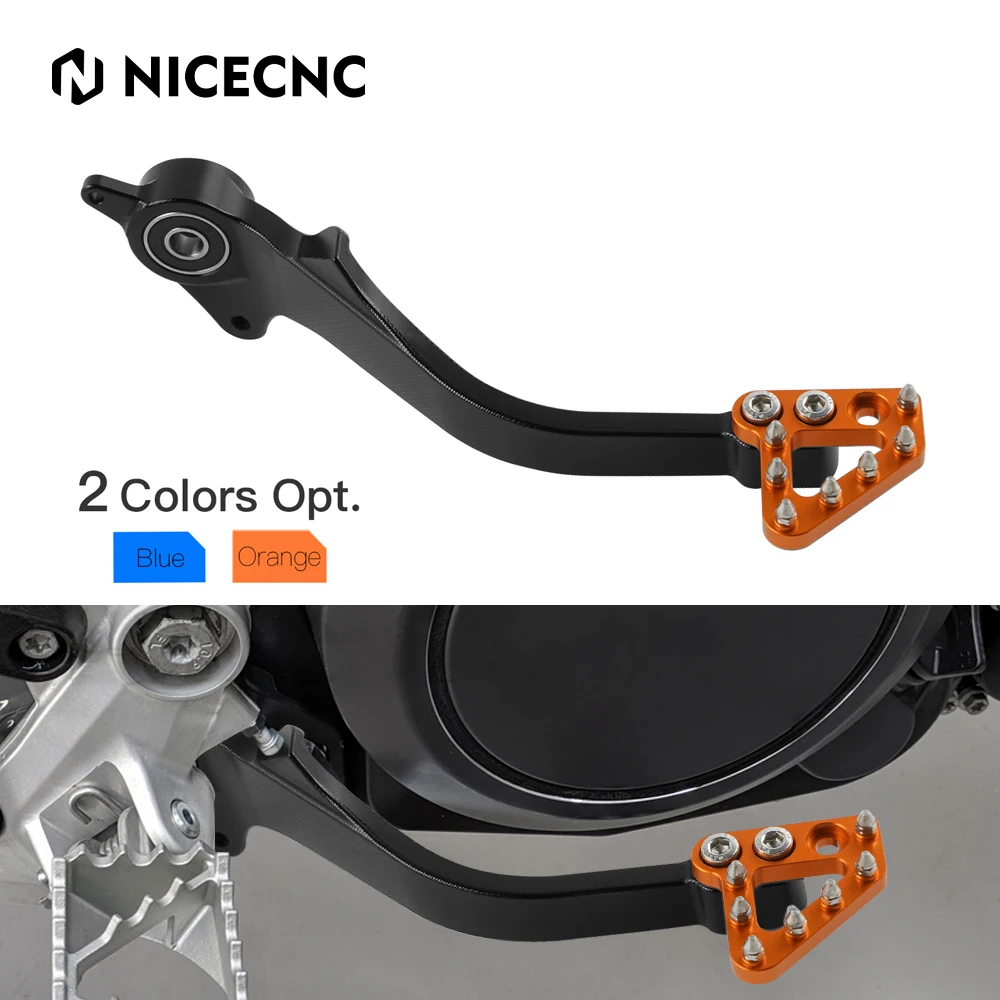 

NiceCNC Brake Pedal Footrest For KTM 690 Enduro R 690 SMC R 2019-2023 Husqvarna 701 Enduro/ Supermoto 2020-2023 Foot Pegs Pedals