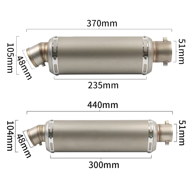 Slip On Motorcycle Exhaust System Modify Mid Link Pipe With DB Killer For YAMAHA Tenere700 Tenere 700 XTZ700 XTZ-700 2019 - 2023 - Image 6