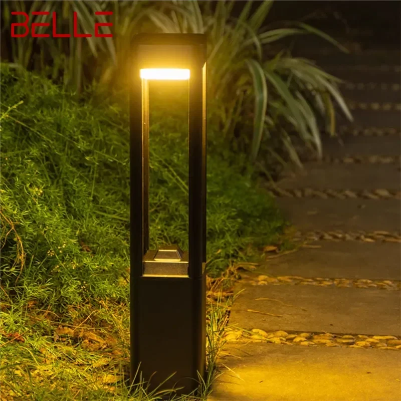 BELLE Contemporary Outdoor Lawn Lamp LED Electric Waterproof Villa Garden Courtyard District Residential Quarters Lawn Lamp ﻿