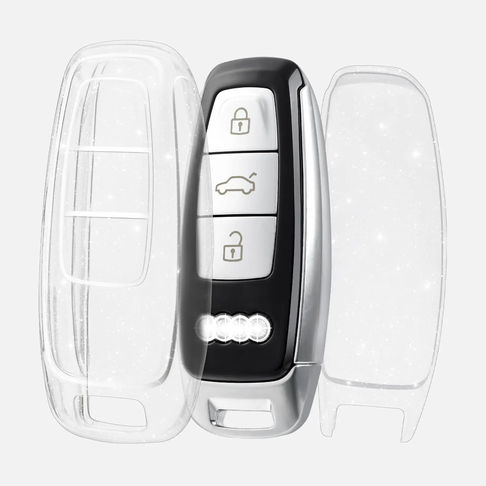 Transparent TPU Car Smart Key Fob Protector Cover