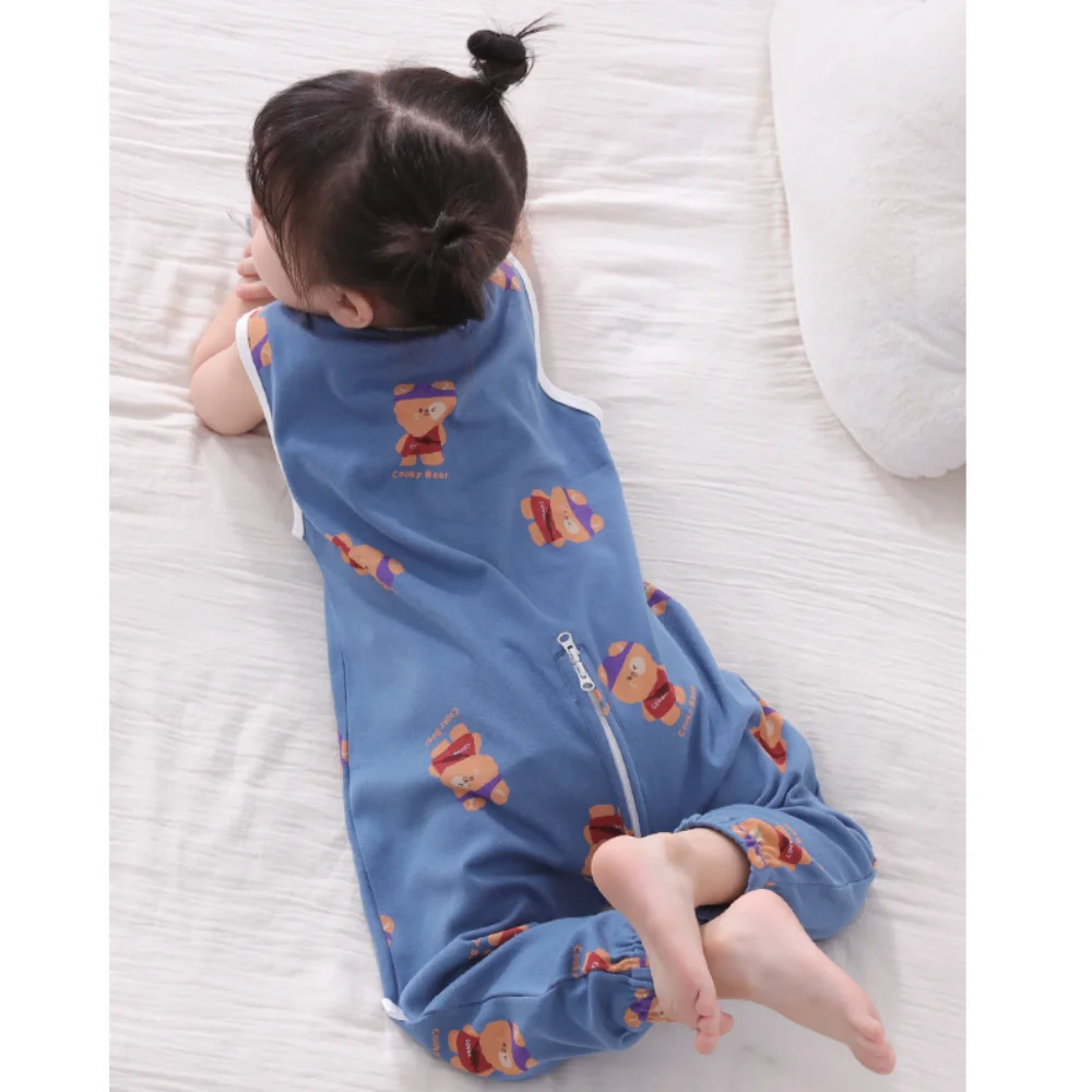Sacos De Dormir sin mangas para bebé, chaleco con diseño De piernas divididas, Saco De Dormir Infantil, 0,5