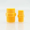 10 pcs 1/8" 1/4" 3/8" 1/2"plastic  PP vee jet flat fan spray nozzle 1
