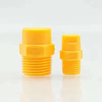 10 pcs 1/8" 1/4" 3/8" 1/2"plastic  PP vee jet flat fan spray nozzle 1