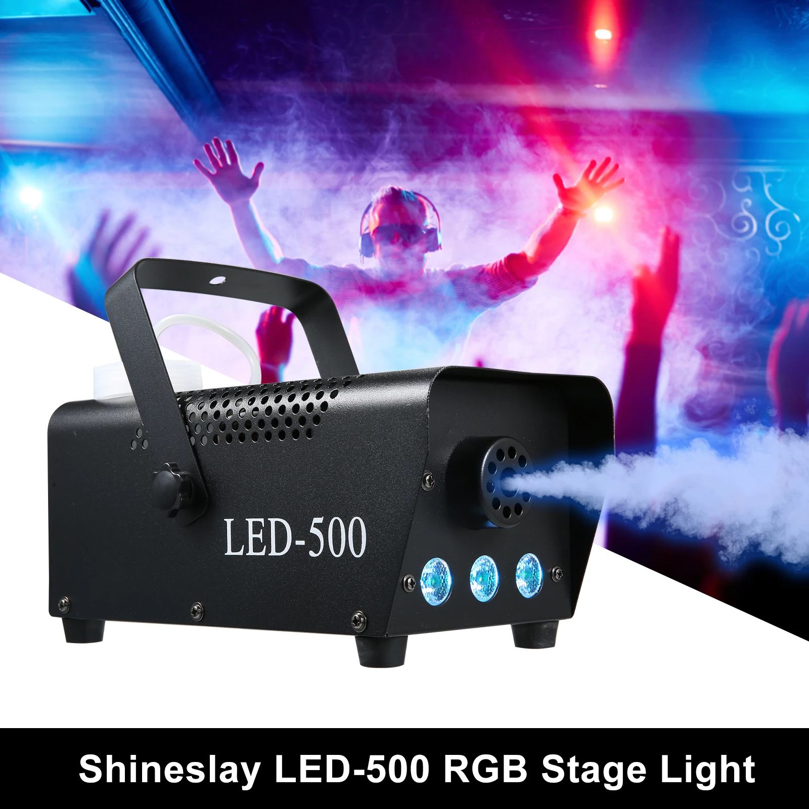 Stage Light 300ML Fog Smoke Machine RGB Wireless Remote Fog Machine