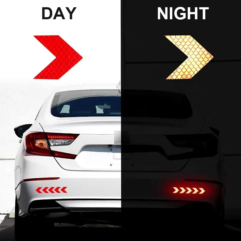 Reflective Stickers Reflective Tape 80-10PCS Car Bumper for Riding Helmet