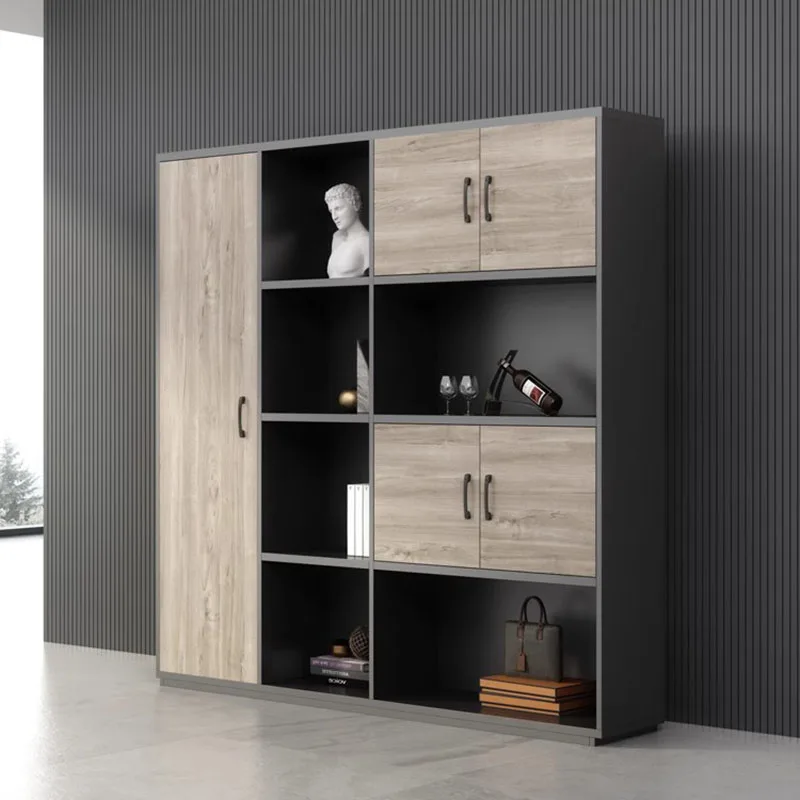 compact open filing cabinet storage nordic modern tall office cupboards rangement stand comodas con cajones modular furniture Shelves Display Filing Cabinet Stand Tall Rangement Nordic Office Cupboards Open Modern Armoires De Salon Storage Furnitures