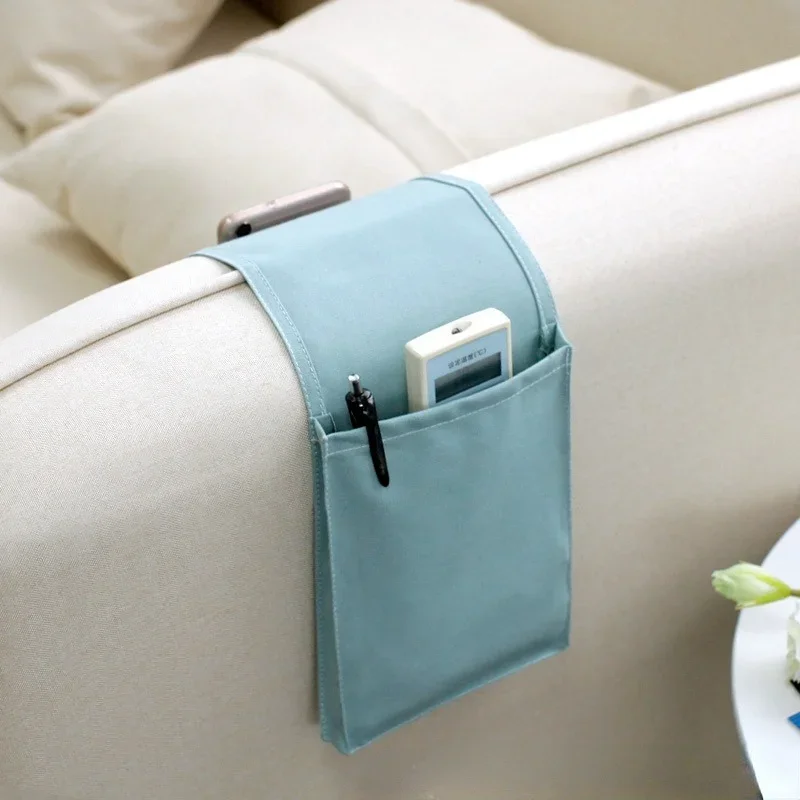 Bolsa De Cama De Fieltro Antideslizante: Organizador Colgante Para Sofá, Revistero, Mesita De Noche (42x21 Cm)