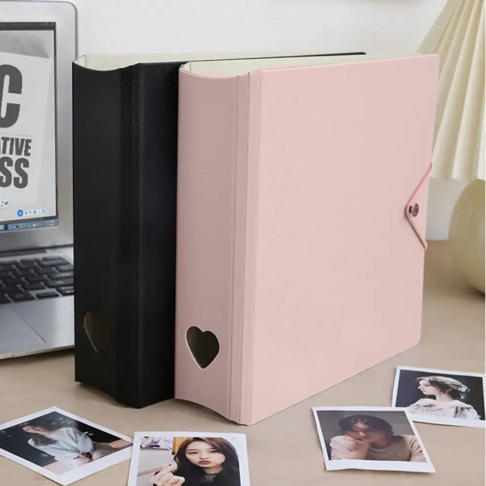 

A5 Photocard Collecting Four-box Grid with Baffle Plate Binder Photo Cards Candy Color Kawaii Photocard Binder
