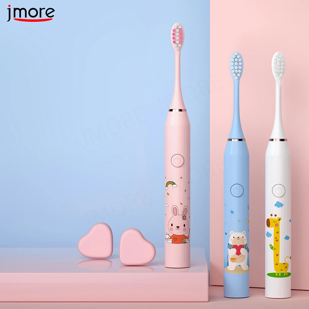 Cepillo de dientes eléctrico sónico de dibujos animados para niños