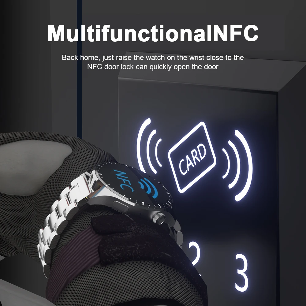 XUESEVEN SK32  ȭ NFC ħ, GPS , ɹڼ ͸,   ġ, 1.58 ġ ũ Ʈ ġ