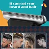 Kemei-5090 Hair Trimmers with Digital Display, Professional Barber Pusher for Men, Random Graffiti Pattern Hair Clipper Electric 2