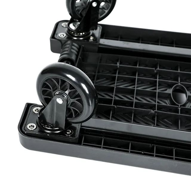 Kültéri Hordozható Hajtható Poggyászkocsi Kis Pótkocsi Összecsukható Kart Család Kézhulladék Kocsi Univerzális Kerék - Image 3