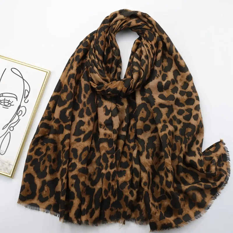 

2024 AC Winter Scarf Leopard Print Scarf Thickened Warm Cashmere Scarves Luxury Scarves Fashion Shawl Women Men Shawls