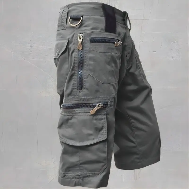 2024Men's New Work Pants Tactical Pants Work Clothes Multi Pocket Casual Training Pants Work Clothes Jogging Clothes Hiking 4