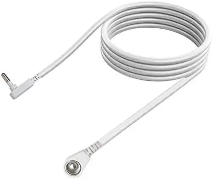 Premium 15-Foot White Grounding Cord for Sheets - Health-Boosting Accessory