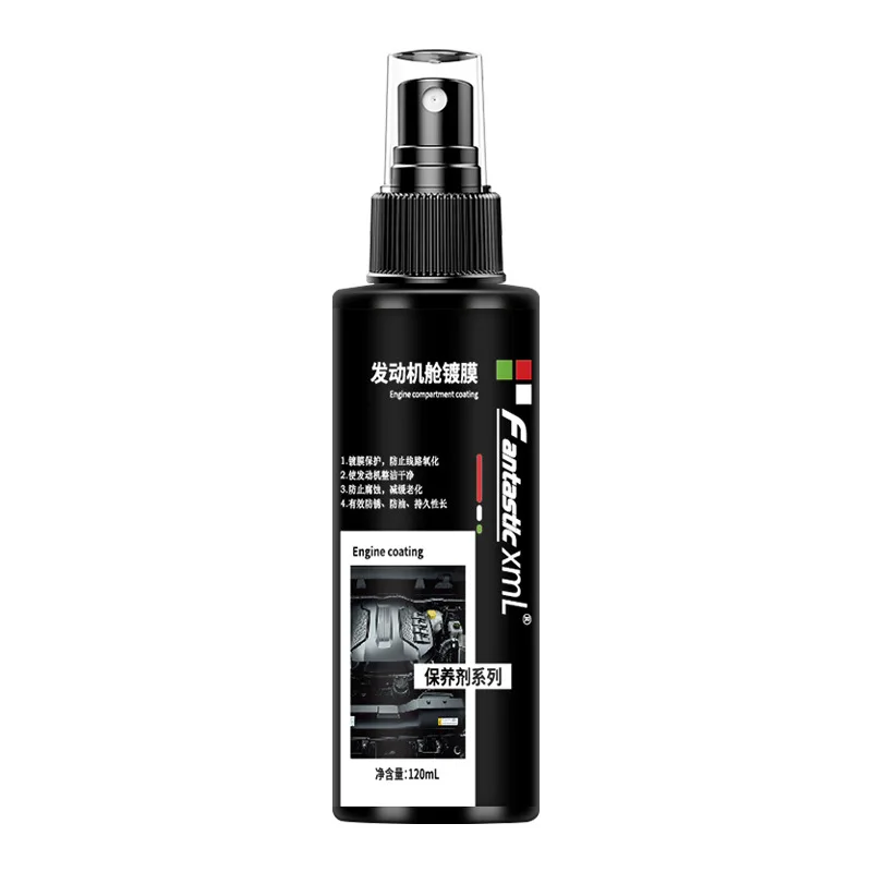Car Coating Agent 120ML Capacity Engine Compartment Cleaner Remove Heavy Oil Car Polish Ceramic Coating