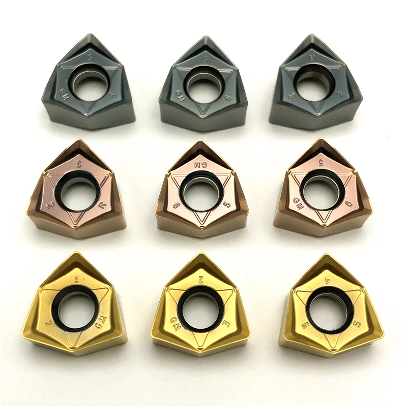 

100% Original High Quality WNMU080608 CNC Carbide Lathe Milling Insert Fast WNMU 080608 GM hexagonal milling insert cutting tool
