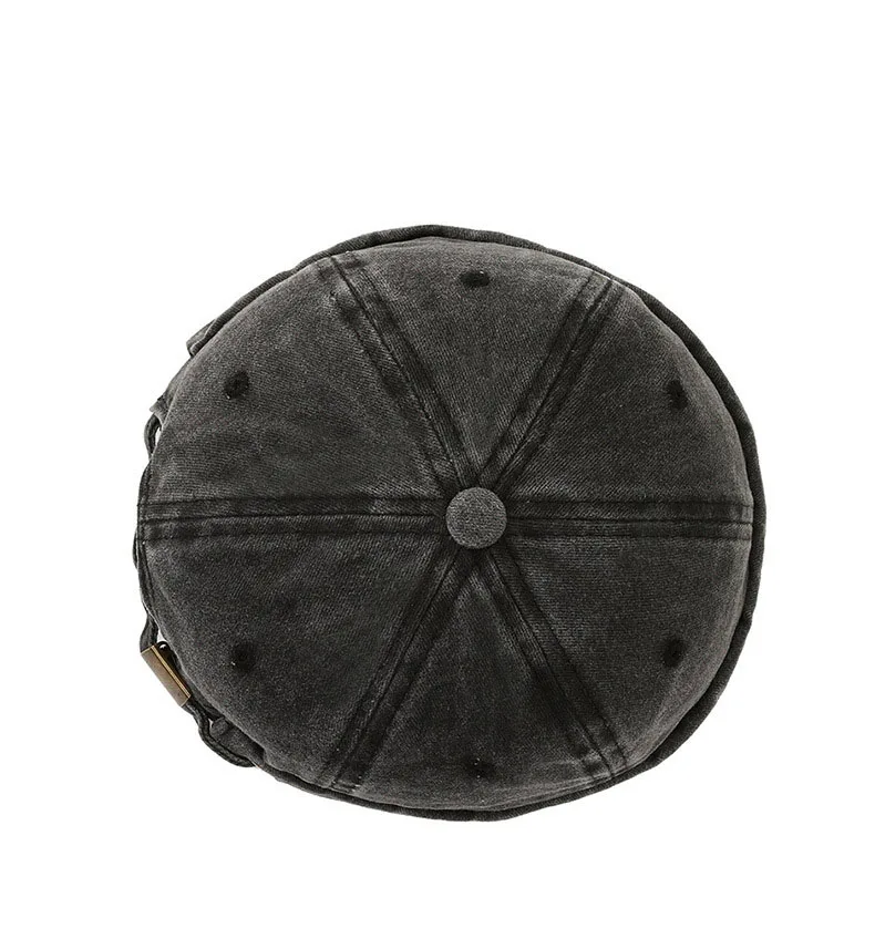 Street-Style Soft-Top Washed Hip-Hop Kappe - Unisex & Vielseitiger Bauernhut – Detail 8