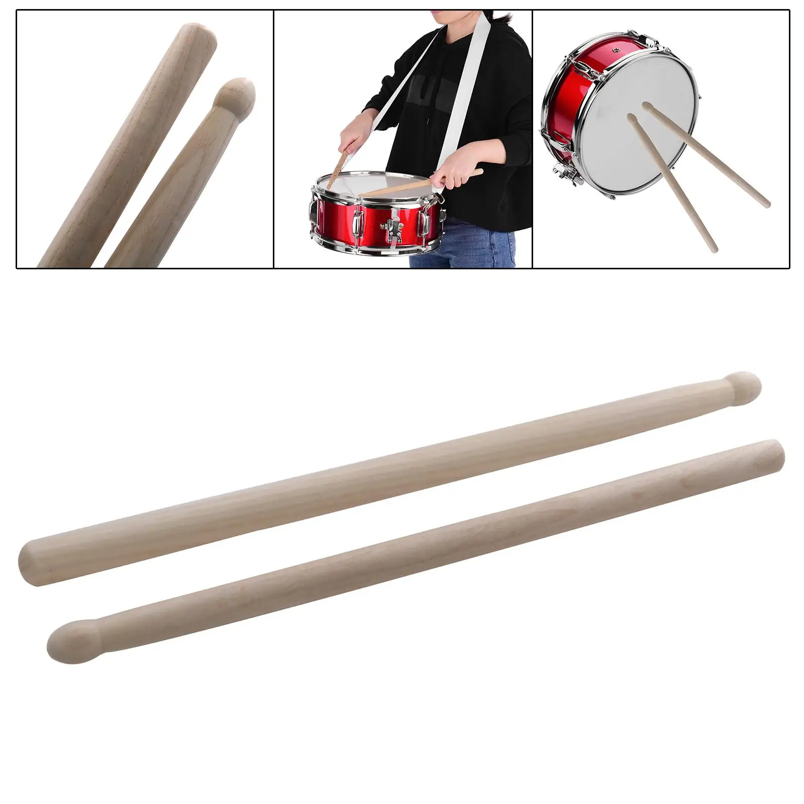 Wooden Drum Sticks Multipurpose Drumsticks Musical Instrument