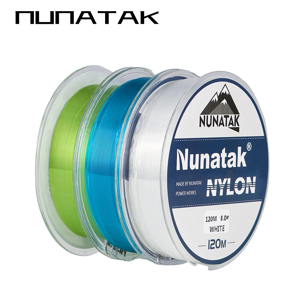NUNATAK Nylon Fishing Line Full 100M Japan Monofilament Carp Line White Blue Green Nylon Sea Fishing fishing line
