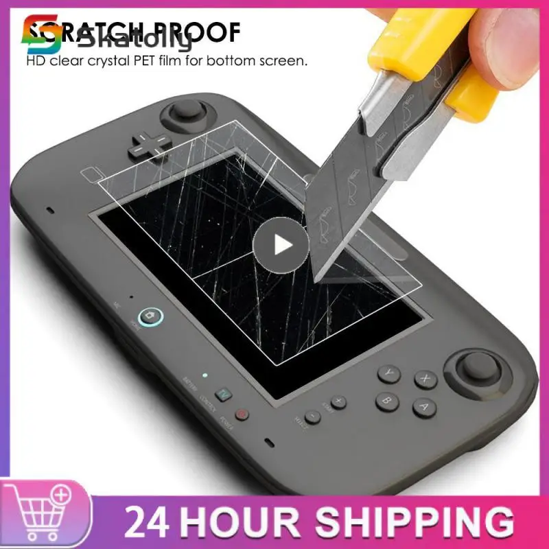 3 X Clear Screen Protector Lcd Cover Protettiva Per Pellicola Protettiva Per Wii U Gamepad Screen Protector Skin