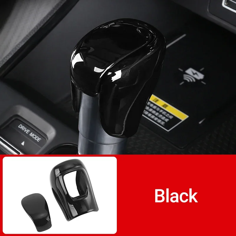 thumbnail image 1 of Perilla de palanca de cambios de coche, cubierta de pomo de palanca de cambios embellecedora para Honda City GN2 Fit Jazz GR GS 2020 2021 2022 2023 2024, accesorios de fibra de carbono ABS, 1 of 5