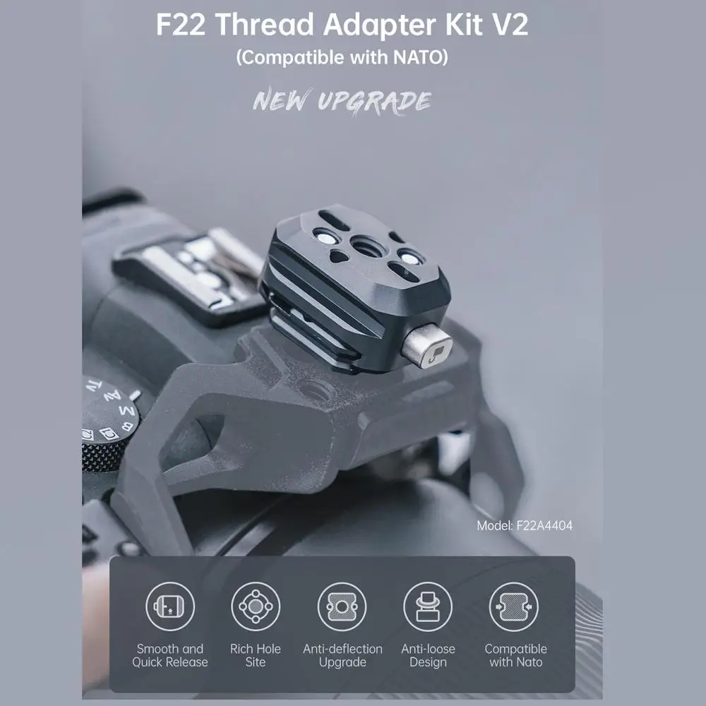 FALCAM F22A4403/F224404/F224402 Quick Release System Plate 1/4'' to Nikon Canon