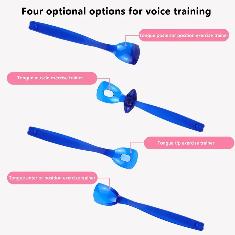 1Set Tongue Muscle Trainer Portable Oral Lips Muscle Exerciser Recovery Tongue Training Tool for Dysarthria Muscle Training
