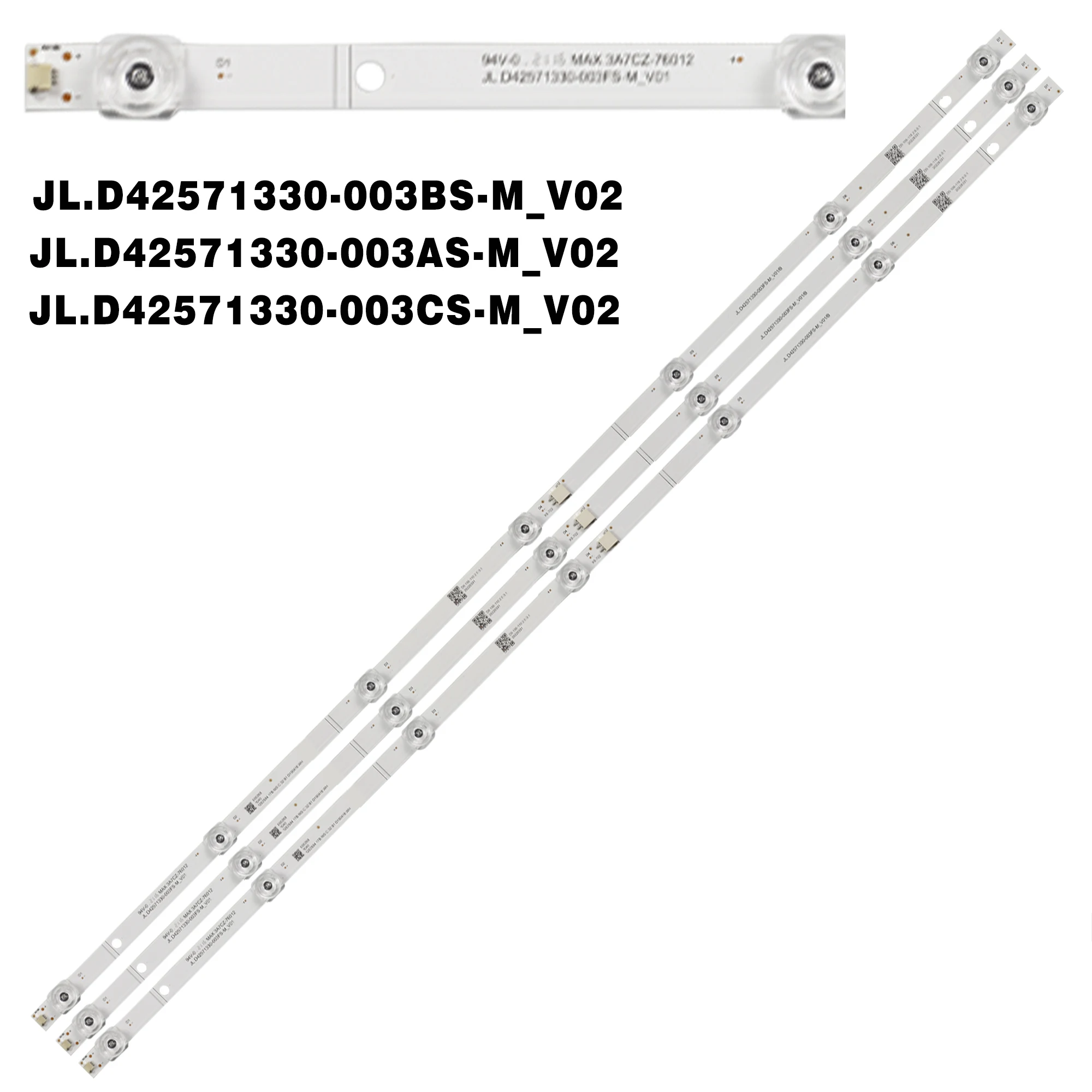 Tira Conduzida Luz de Fundo para H43be7000 H43be7200 H43b7100 H43b7100uk 43a6101ee Svh425a05 hl 43j802 Hd425v1u51-tol1