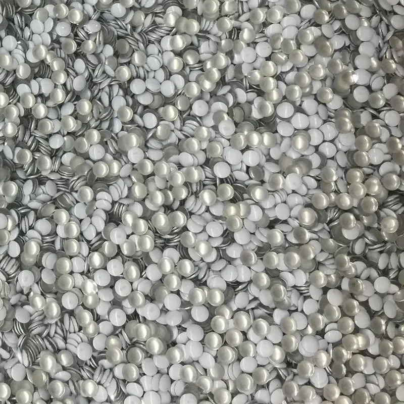 500 개/몫 3mm 화이트 라운드 플랫 백 아이언 핫픽스 네일 헤드 핫 픽스 핫 픽스 라인 석 웨딩 드레스 의류 액세서리