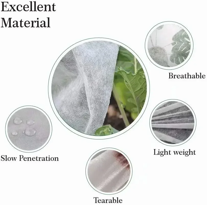 DIY Plant Covers for Winter Freeze Protection - 0.95oz Gardening Blanket
