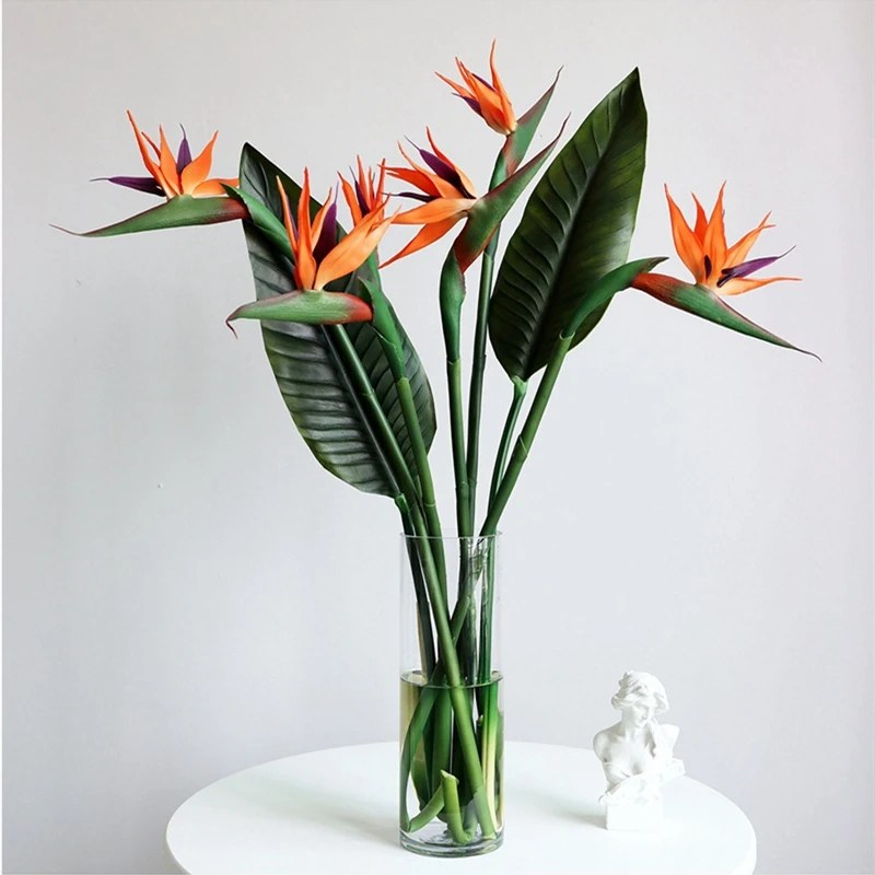 Planta de pájaro grande de imitación para decoración del hogar y la  Oficina, arreglo de flores, Tropical Artificial del paraíso, pájaro  celestial|Plantas artificiales| - AliExpress