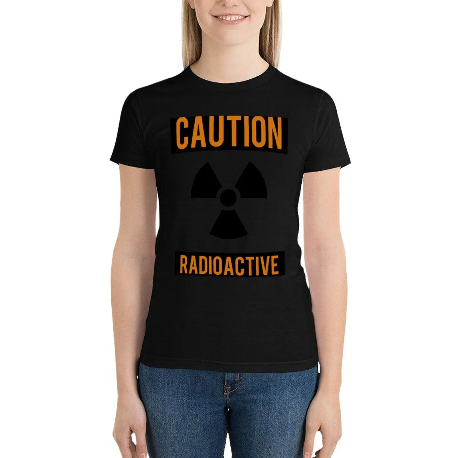 Radioactive T-Shirt anime clothes summer tops t-shirt dress for Women plus size sexy