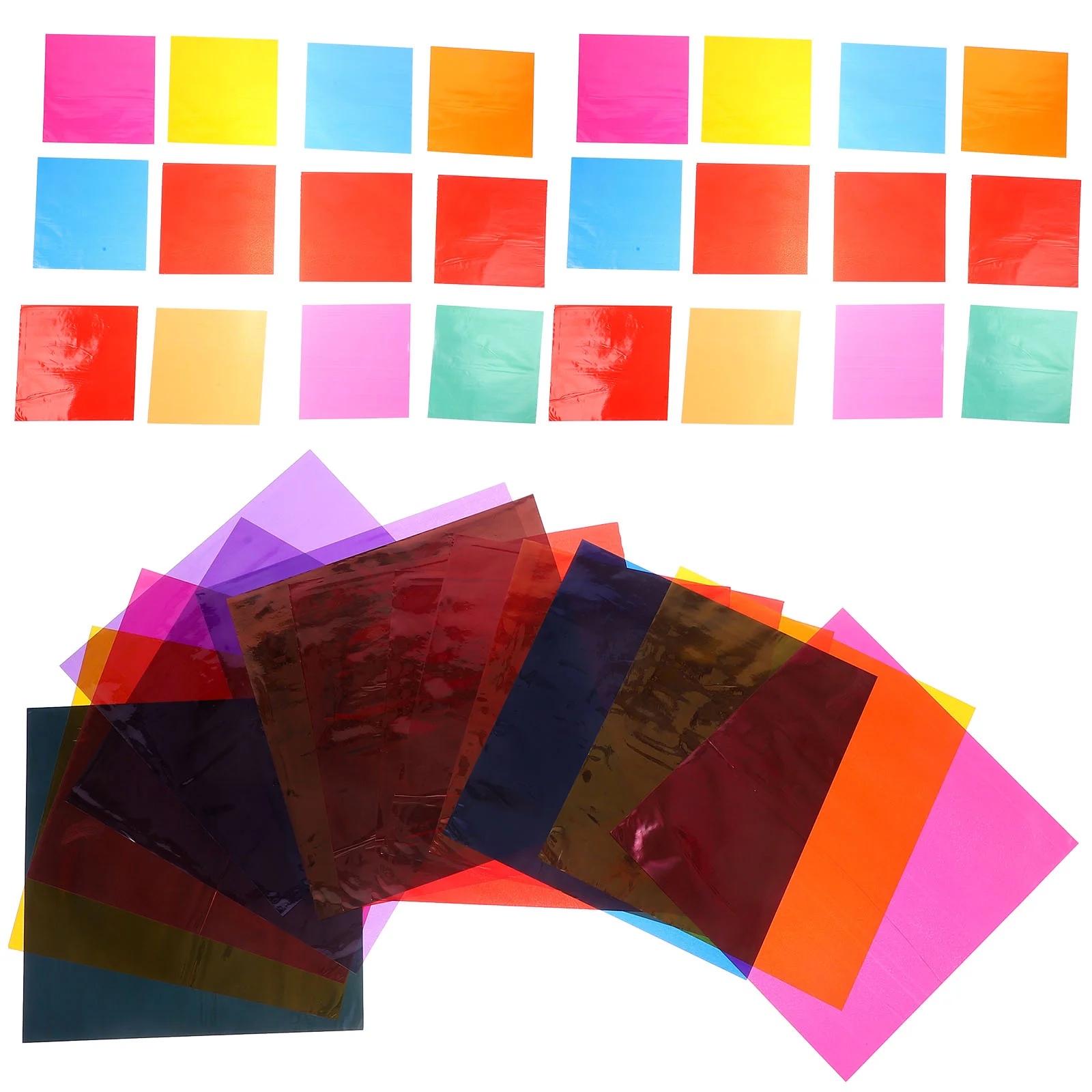 Colored Transparency Sheets - Orange Zest (6 Sheets): Papertrey Ink