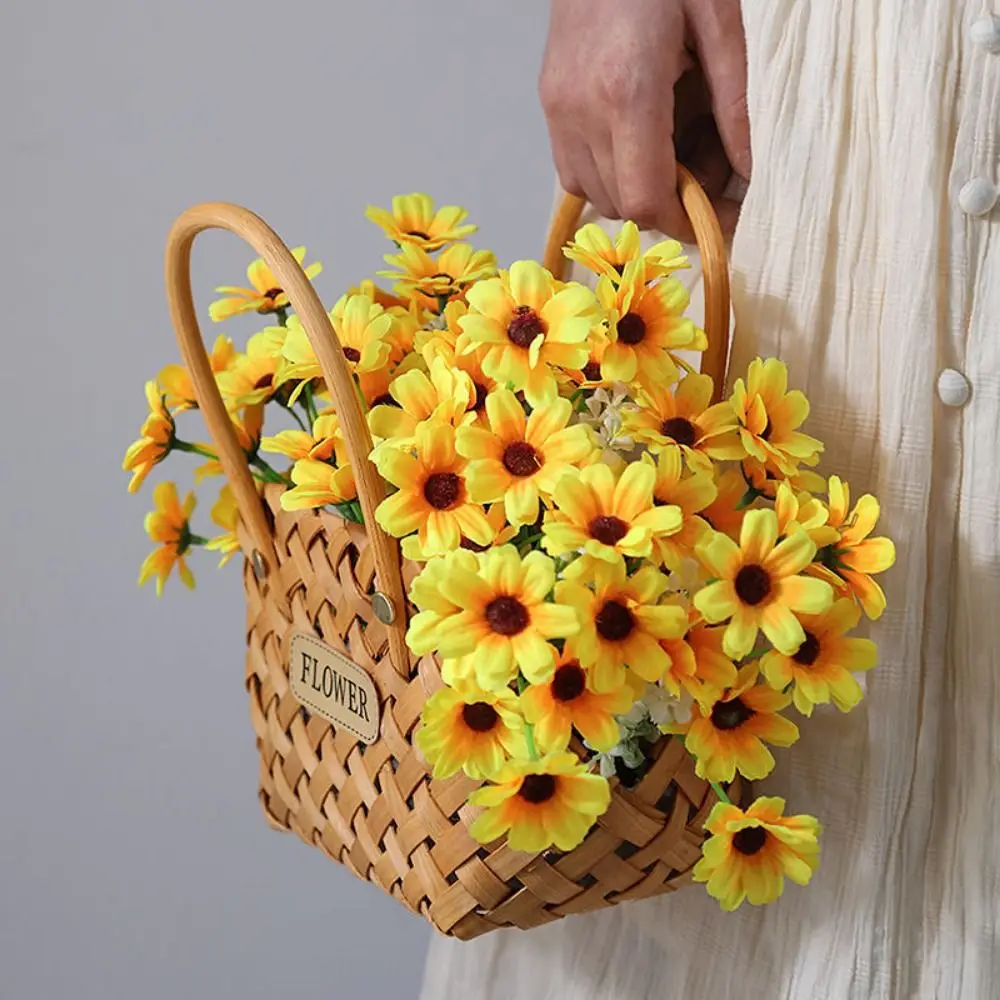 Girl Basket Wicker Baskets Basket Wicker Or Bamboo Baskets Cachepot For Flowers Bamboo Basket Decorative Flower Baskets 2